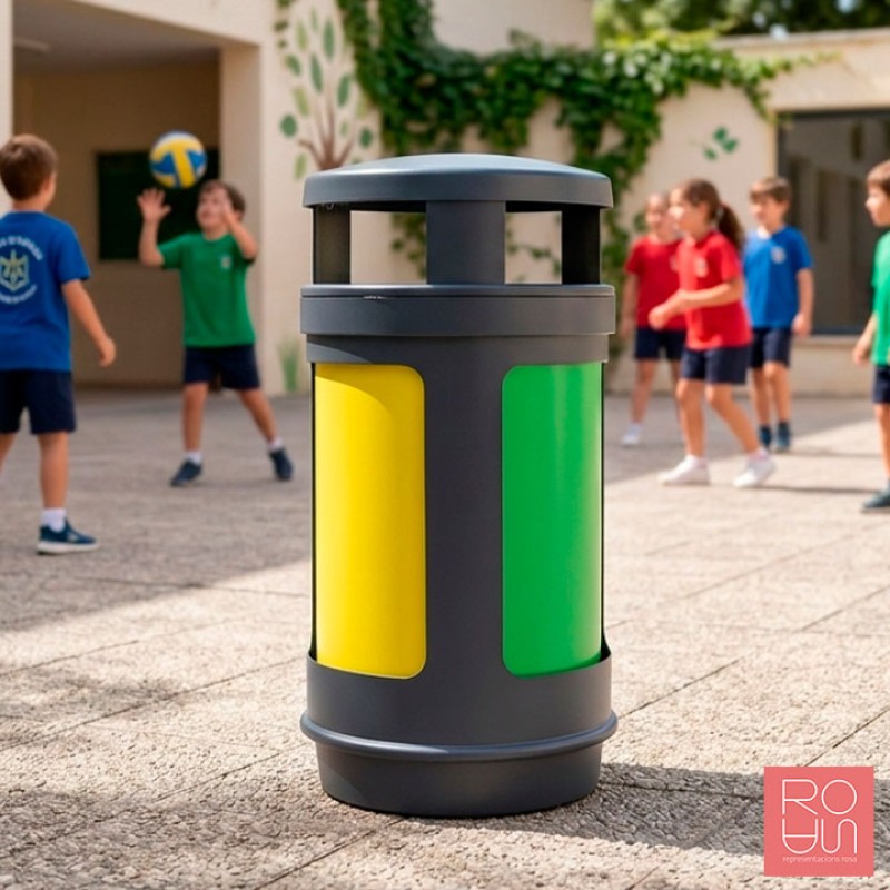 Paperera Reciclatge Exterior 486 | Fins a 4 Residus